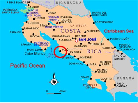 Punta Leona Costa Rica Map - Hiking In Map