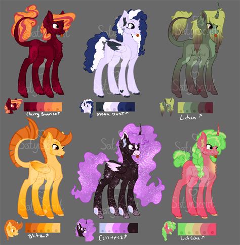 November 2023 MLP Adopts! [OPEN] by SatyrScout on DeviantArt