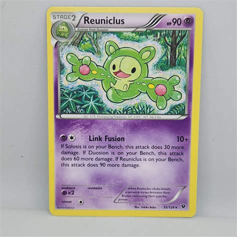 Pokemon Reuniclus Fates Collide 35124 Rare Stage 2 Psychic Tcg Card Ebay