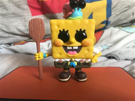 Funko Pop Figure Of Young Spongebob And Gary By Shanealf1995 On Deviantart