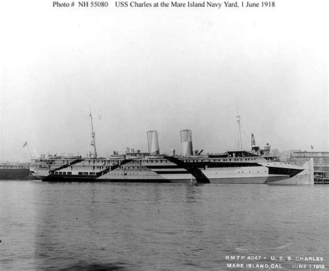 Usn Ships Uss Charles Id 1298 1918 1920