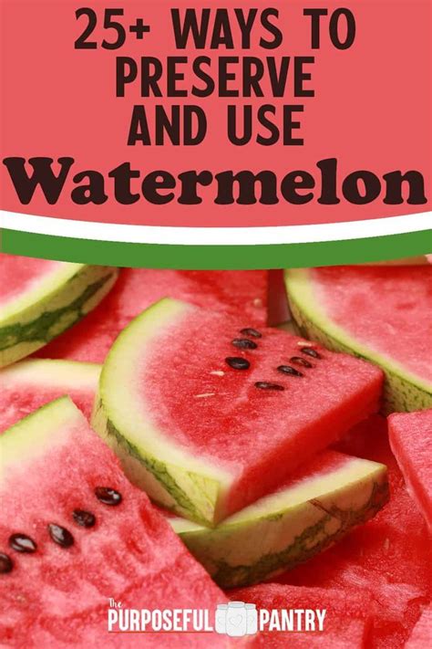 25 Uses For Watermelon Artofit