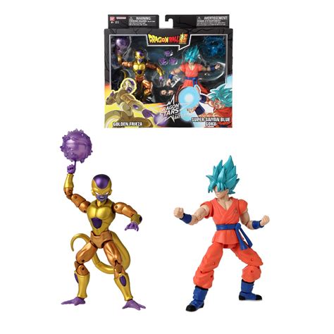 BEMS DB Gold Freezer VS SS Blue Goku Battle Pack Dragon Stars 17cm