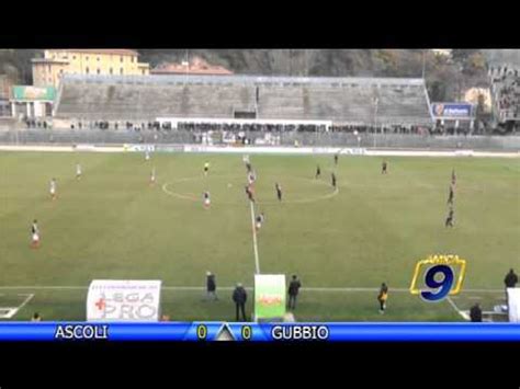 Ascoli Gubbio 0 0 Sintesi Prima Divisione Gir B 16 Giornata 15