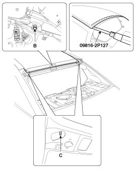 Hyundai Azera Panoramaroof Assembly Repair Procedures Panoramaroof