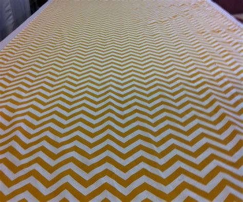 Chevron Yellow Zig Zag Custom Made Aisle Runner Inches Wide Etsy