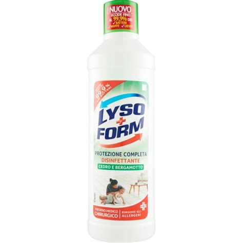 Lysoform Detergente Disinfettante Protezione Completa Cedro Bergamotto