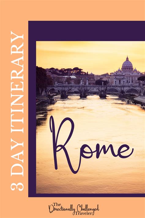 3 Days In Rome Itinerary Artofit