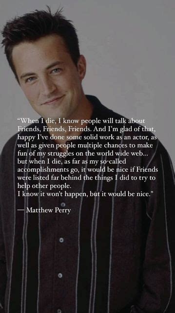 Michelle Kett On Instagram Remembering Matthew Perry As More Than