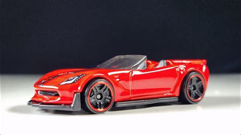 Hot Wheels Mainline Review Corvette C7 Z06 Convertible 2023 Hw