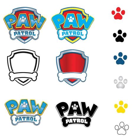 Paw Patrol Svg Paw Patrol Logo Clip Art In Digital Format C40 Paw Party ...