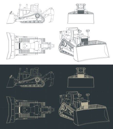 Bulldozer Vector Images Over 18 000