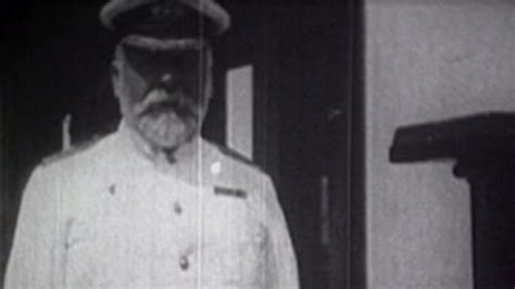 Titanic Captain Caught On Camera On Sister Ship Bbc News