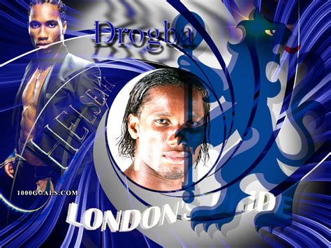 Didier Drogba Chelsea fc wallpaper | 1000 Goals