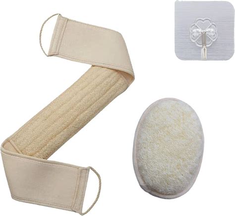 Amazon Natural Loofah Exfoliating Back Washer Back Scrubber For