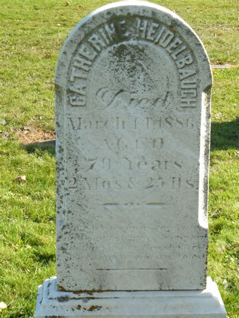 Catherine Binkley Heidlebaugh 1806 1886 Memorial Find A Grave