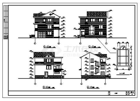 两套多层农村自建住宅最新整理全套建筑cad设计资料合集住宅小区土木在线