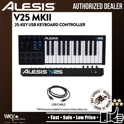 Alesis V25 MKII 25 Key MK2 USB MIDI Controller Lazada