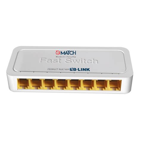 8 Port Ethernet Switch 10/100Mbps | Match LB-Link – Match Digisol