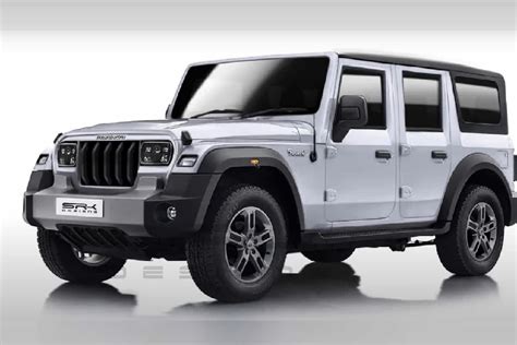 Mahindra Thar 5 Door Fresh Spyshots Show New Details An Automotive