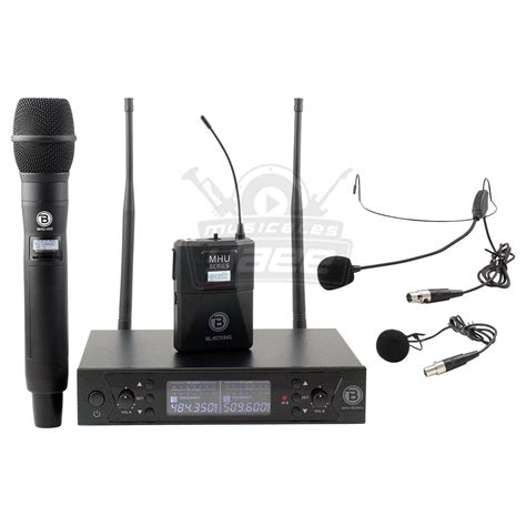 Blastking Mhu Mhl Sistema De Microfono Inalambrico Uhf Dsp Paquete