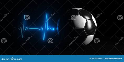 Football Pulse Stock Illustration Illustration Of Dark 261584841