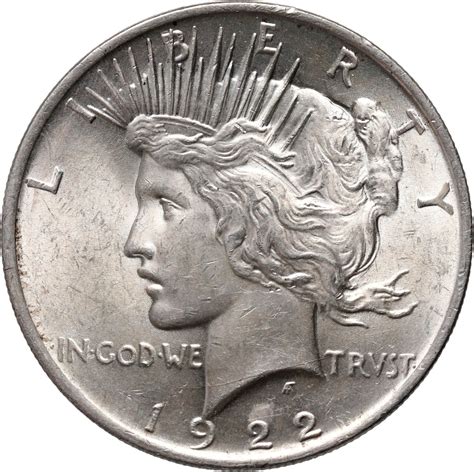 Stany Zjednoczone Ameryki Dolar 1922 Filadelfia Peace Dollar