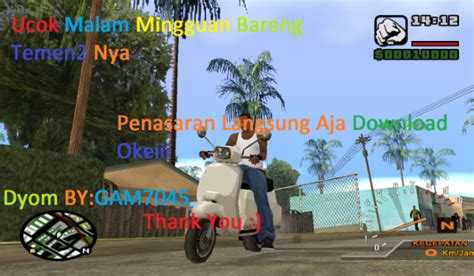 Ucok Malam Mingguan Dyom Gtaind Mod Gta Indonesia