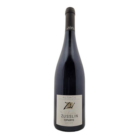 Domaine Valentin Zusslin Alsace Pinot Noir Ophrys Les Vins