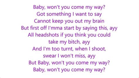 Fetty Wap My Way Ft Drake Lyrics Youtube