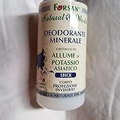 Forsan Cristallo Allume Di Potassio Deodorante Minerale Deodorante