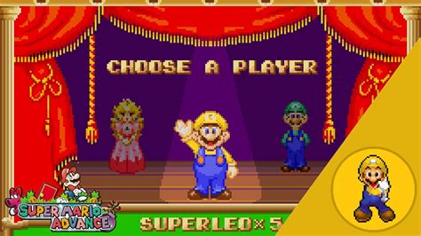 Choose A Player Super Mario Bros 2 Super Mario Advance Warioware