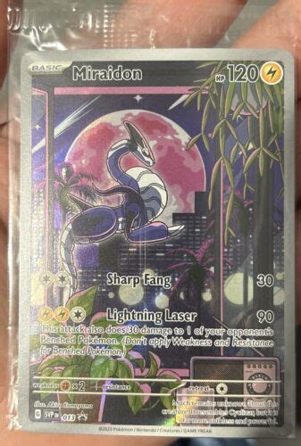 Pokémon TCG Miraidon Svp Black Star Promos SVP013 Holo Promo Promo eBay