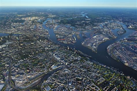 Luftbild Hamburg Hamburger Hafen Bersicht In Hamburg Deutschland