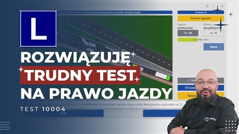 Wyzwanie Rozwiązuję Trudny Test na Prawo Jazdy YouTube