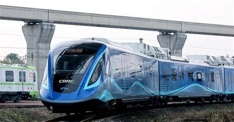 Crrc Unveils Hydrogen Train News Railway Gazette International