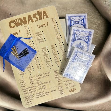 Canasta Hand and Foot Canasta Card Game Family Time Game Night Camping ...