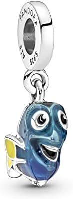 Pandora Disney X Pixar Wall E Charm Anh Nger Aus Sterling Silber