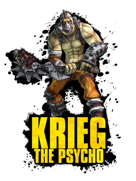 Borderlands 2 Krieg The Psycho By Thatcraigfellow On Deviantart