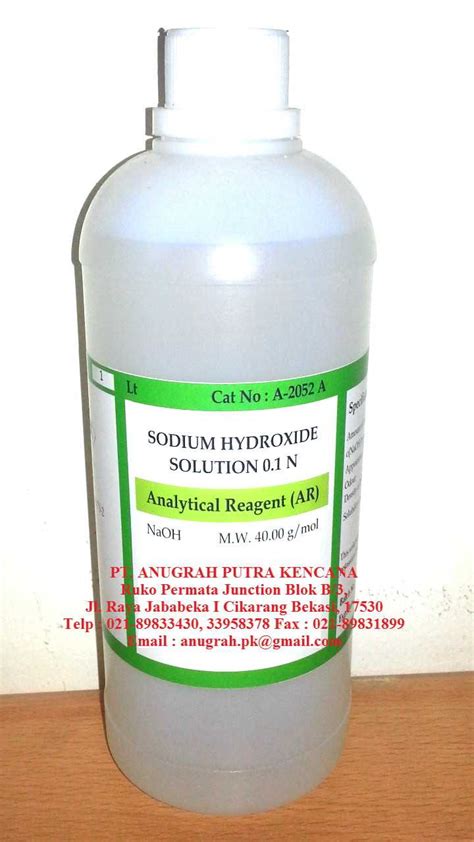 Jual Sodium Hydroxide Solution 01n Sodium Hydroxide Solution 01m