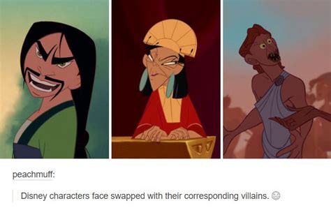 Omg Funny Disney Character Face Swap With Images Disney Funny