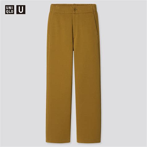 U Jersey Relaxed Straight Pants Uniqlo Us