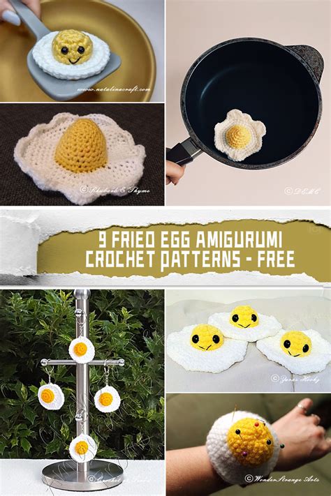 Get The Free Pattern Fried Egg Amigurumi Crochet