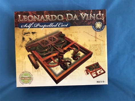 Leonardo Da Vinci Self Propelled Cart Model Kit - NEW Sealed Pieces in ...