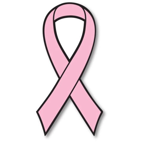 Pink Breast Cancer Awareness Ribbon Car Magnet Decal Heavy Etsy