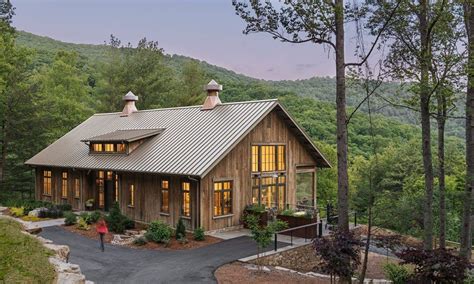 Beaucatcher Barn Home Modern Asheville And Rustic Pole Homes Samsel