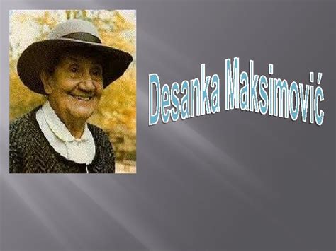 Desanka Maksimovi Biografija Desanka Maksimovi Roena