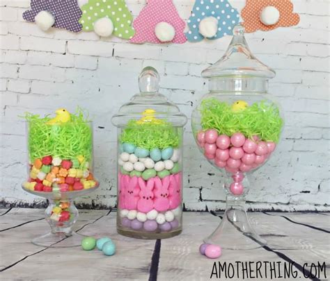 Diy Easter Candy Jar Centerpieces Its A Mother Thing