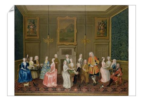 Prints Of Tea Party At Lord Harringtons House St Jamess Oil On