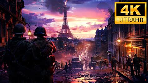 Liberation Of Paris Realistic Immersive Ultra Graphics Gameplay [4k